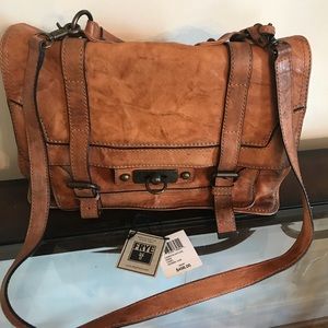 Frye leather satchel